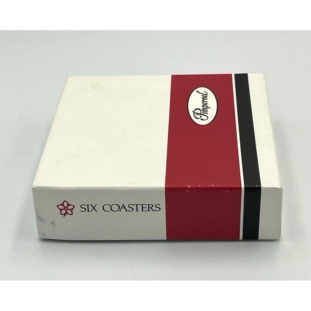 Pimpernel Regatta Coasters England‎ Set of 6 Cork Back 4